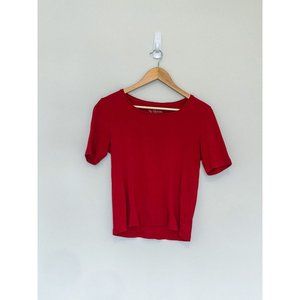 chico’s red basic tee